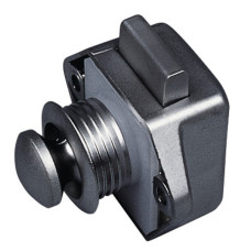  Push Lock Mini - меблевий замок сріблястого кольору
