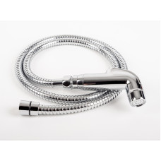 Duschset CHROM mit 1,5m Schlauch + Wandhalterung, 1/2"