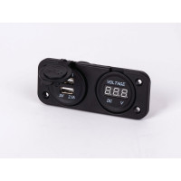 Вольтметр з 2x USB-Anschluss