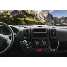  Підставка для індукційної зарядки з USB та розємом/AUX для Fiat Ducato, Peug