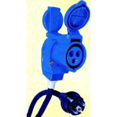 Перехідний кабель CEE 3x1,5 мм, довжина 1,5 м