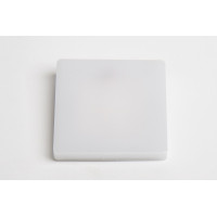 12V LED-Deckenleuchte, quadratisch, weiß