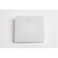 12V LED-Deckenleuchte, quadratisch, weiß