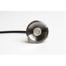 12 В LED-Spot, Edelstahl, Durchmesser: 28 мм, 1 Вт
