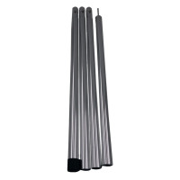 Телескопічна штанга BENT 130-230см, срібло