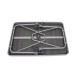  Campingtisch CALVI 100x68x56-72cm, grau, höhenverstellbar, макс.50 кг