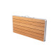 Klappbarer Campingtisch mit Tischplatte aus Bambus -