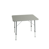 Campingtisch OLE 80x60 mit Stahlgestell,höhenverstellbar, MDF-Platte