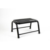 Einzeltrittstufe Stahl, Schwarz pulverbesch. Höhe 25 см, 150 кг belastbar