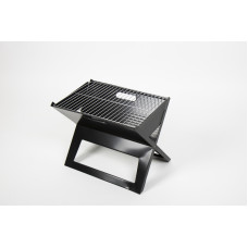  Holzkohlegrill faltbar, schwarz Edelstahl, Grillfläche 42x27 см