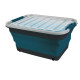 Aufbewahrungsbox 30l faltbar mit Deckel u.Rollen - Складний ящик 65л, складний