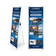 Carbest X-Banner - мотив: телевізор, розмір: 600x1800 мм