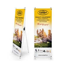 Camp4 X-Banner, розмір: 600x1800 мм