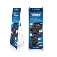 Carbest X-Banner - Охолоджувачі Maxi Freezer, французькі, розмір: 60x180см