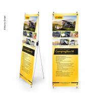 X-Banner - Мотив: Reimo Campingbox M, німецький, Розмір: 60x180 см