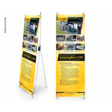 X-Banner - Мотив: Reimo Campingbox M, німецький, Розмір: 60x180 см