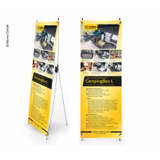 X-Banner - Мотив: Reimo Campingbox L, англійська, Розмір: 60x180 см