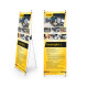 X-Banner - Мотив: Reimo Campingbox L, французький, Розмір: 60x180 см