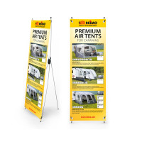 Намет Tec. Навігаційний намет X-Banner для караванів English, розмір: 600x1800 мм