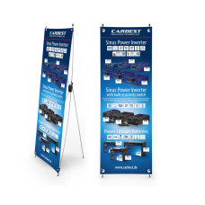 Мотив Carbest X-Banner: інвертор, літієва батарея, англійська мова, Розмір: 60x180 см