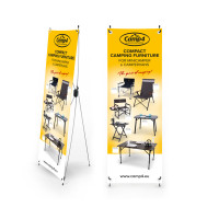 Camp4 X-Banner компактні кемпінгові меблі для автобусів, англійська