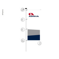 Прапор ADRIA 1х2,5м 20
