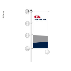 Прапор ADRIA 1х2,5м 20
