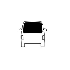 Жорстке заднє скло для VW Caddy Maxi, 2015-2020 рр. випуску