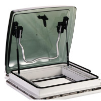 Rooflight 40x40, темний тон з нічним замком