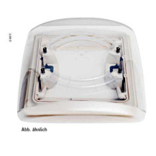 MPK Rooflight Vision Vent S pro 28x28cm білий, димлене скло, подвійний складчастий