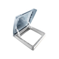 MPK Rooflight Vision Star M pro 40x40, димчасте скло, біла внутрішня рама