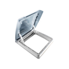 MPK Rooflight Vision Star M pro 40x40, димчасте скло, біла внутрішня рама