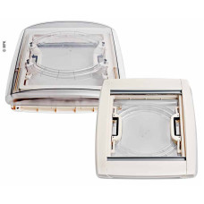 MPK Rooflight Vision Vent M pro 40x40cm - Рама: біла зі світлодіодом