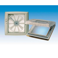 Rooflight Omni-Vent з вентилятором 12 В 40x40 - прозорий