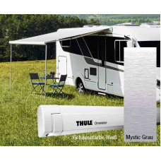 Тент Thule Omnistor настінний з мотором, 3,5 м, корпус білий, тканина Mystic Grey