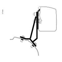 Тент Thule 3200, адаптер Ford Transit/Tourneo Custom Fixed RHD