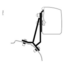 Тент Thule 3200, адаптер Ford Transit/Tourneo Custom Fixed RHD