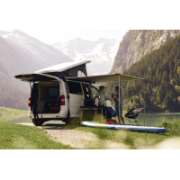 Тент Thule 3200, 1,9 м, суцільний сірий, корпус антрацит