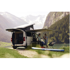 Тент Thule 3200, 1,9 м, суцільний сірий, корпус антрацит