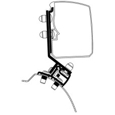 Тент Thule 3200, адаптер PSA мінівен, фіксований LHD