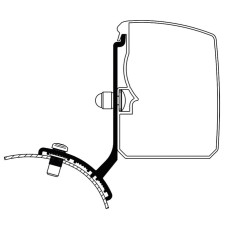 Тент Thule 3200, адаптер Renault Trafic/Vivaro/Talento NV300 Fixed