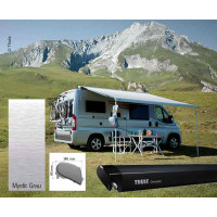 Тентовий комплект Omnistor 6300 3,75м, корпус антрацит, кришки: чорні