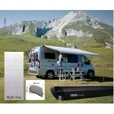 Тентовий комплект Omnistor 6300 3,75м, корпус антрацит, кришки: чорні