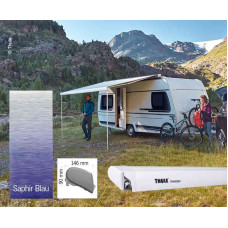 Thule Omnistor 6300, корпус білий, 3 м, синій сапфір