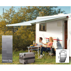 Perfect Wall 3800, тент 600 см, 12 В, корпус білий, тканина Horizon Grey, кріплення на стіну
