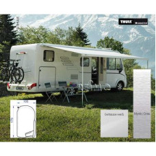 Тент Omnistor 8000 з мотором білий, 5 м тканина Mystic Grey