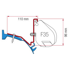 Перехідник Fiamma Ford Custom Capland/Capfun для F35
