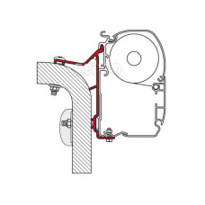 Адаптер для настінного кріплення Fiamma Hymer Van / B2 - F.Adap.F45 Hymer Van/B2