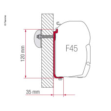 Адаптер для тенту FIAMMA F45 AS110 190-230см