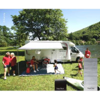 Тент Fiamma F45S 4,25m Royal Grey, корпус темно-чорний